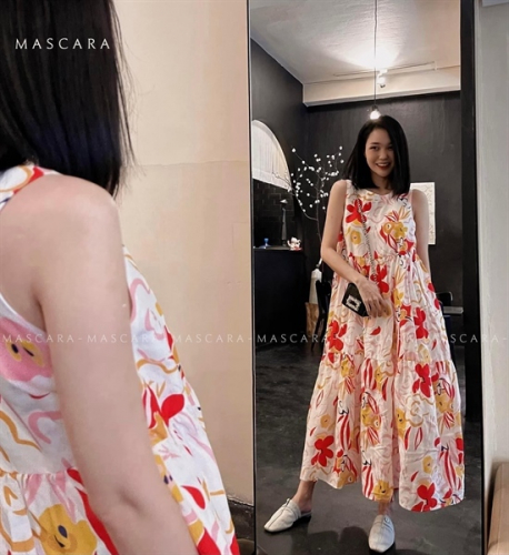 Maxi Tropical _ Hồng